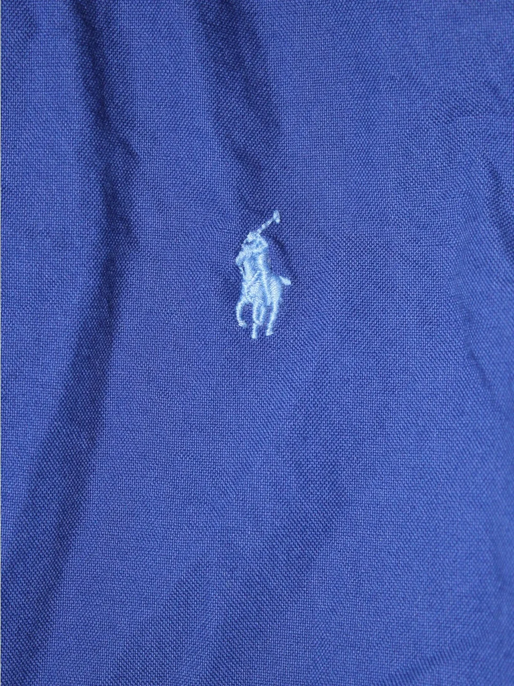 Ralph Lauren Blue Long-Sleeve Casual Button-Down Shirt 100% cotton L 14/16